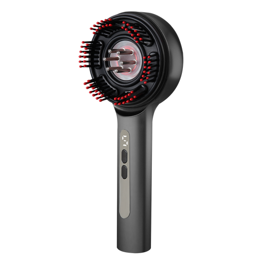 PL045 Panther Glow 3X LED Hair Rejuvenate Massage Comb (5-speed, essential oil induction)