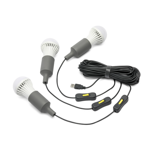 3 LED Light Bulb String