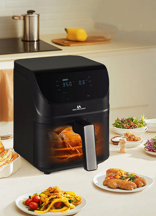 Uber Appliance Air Fryer XL Deluxe - 5Qt PFOA/PTFE Free Ceramic Non Stick
