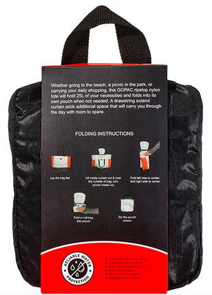 The Boat Tote 25L - Black Ice