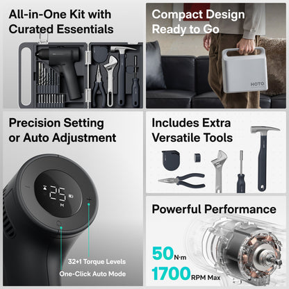 16V Brushless Drill Tool Set