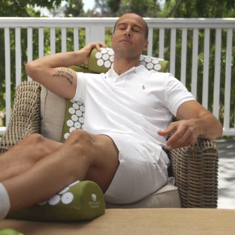 BON Acupressure Mat & Pillow - Green