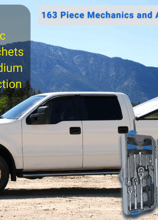 163 Piece Mechanics Tool Kit -- DT0002