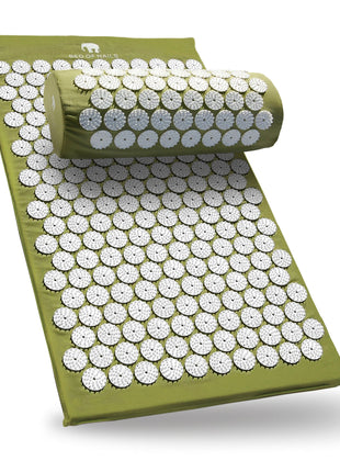 BON Acupressure Mat & Pillow - Green