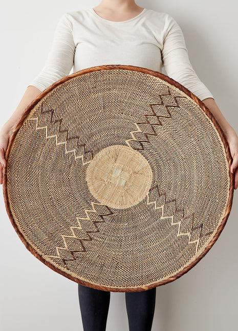 Statement Binga Patterned Wall Hanging Basket