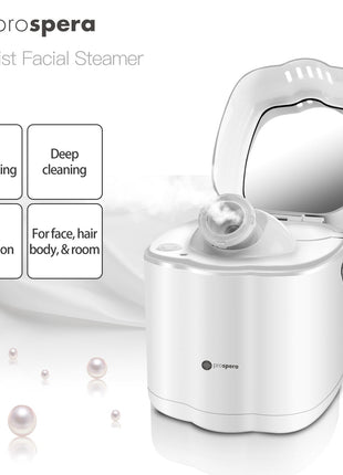 DL008 Hot Mist Nano Facial Steamer Spa Quality Home Face Humidifier for Women Men