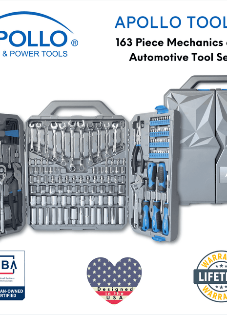 163 Piece Mechanics Tool Kit -- DT0002