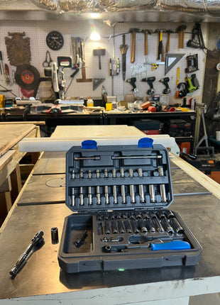 APOLLO TOOLS - DT0004-50 Piece ¼” Drive Socket Set