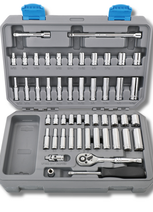 APOLLO TOOLS - DT0004-50 Piece ¼” Drive Socket Set