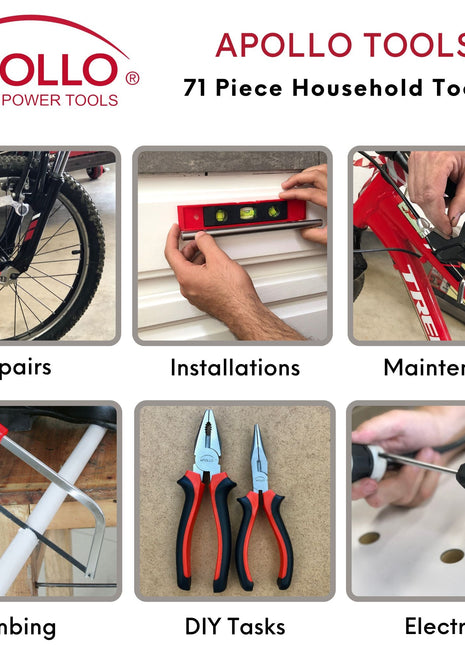 71 Piece Household Tool Kit - DT0204