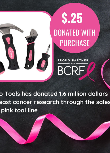 Four Piece Stubby Tool Set - Pink- DT0240P