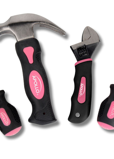 Four Piece Stubby Tool Set - Pink- DT0240P