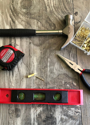 161 Piece Household Tool Kit with Convenient 3.6 Volt Lithium Ion Cordless Screwdriver - DT0739