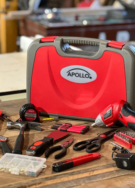 135 Piece Household Tool Set with Pivoting Dual-Angle 3.6 Volt Lithium-Ion Cordless Screwdriver - DT0773