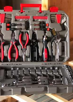 95 Piece Mechanics Tool Set in Metric and SAE for Small Engine, Mechanical and General Repairs – DT1242