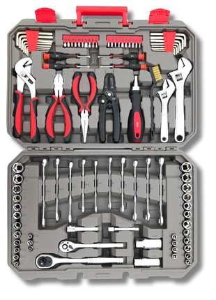 95 Piece Mechanics Tool Set in Metric and SAE for Small Engine, Mechanical and General Repairs – DT1242