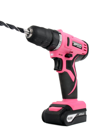10.8 Volt Lithium-Ion Cordless Drill with 30 Piece Accessory Set PINK - DT4937P