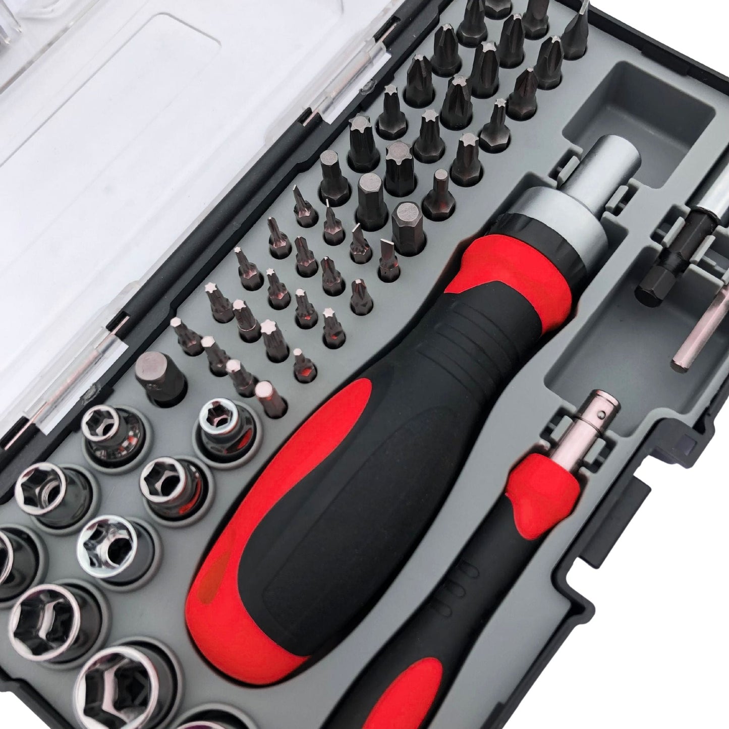 55 Piece Metric Tool Set with Ratcheting Bit Driver, Precision Bit Driver and Bit Assortment - DT5024