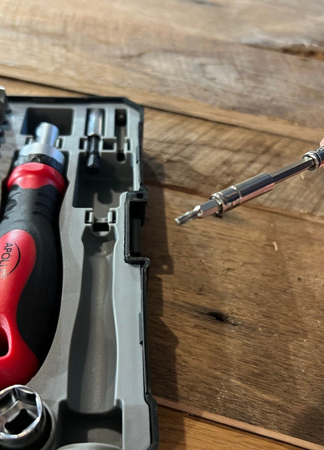 55 Piece Metric Tool Set with Ratcheting Bit Driver, Precision Bit Driver and Bit Assortment - DT5024