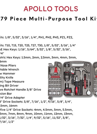 79 Piece Multi-Purpose Tool Kit - DT9411