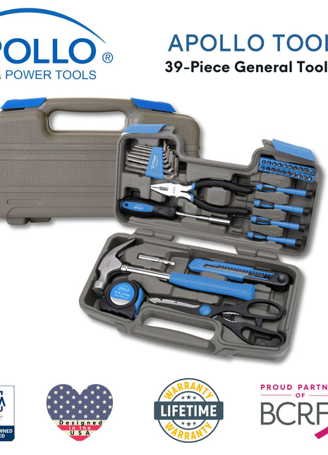 39 Piece General Tool Kit - DT9706BL