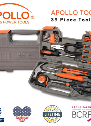 39 Piece General Tool Kit - DT9706OR
