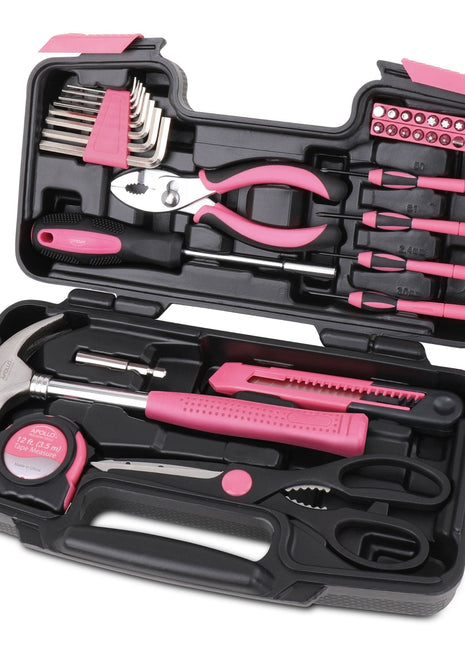 39 Piece General Tool Set Pink - DT9706P
