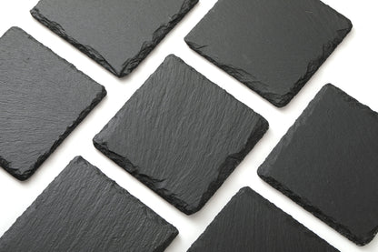 Slate Stone Drink Coasters set of Five