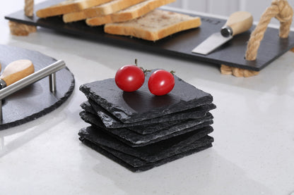 Slate Stone Drink Coasters set of Five