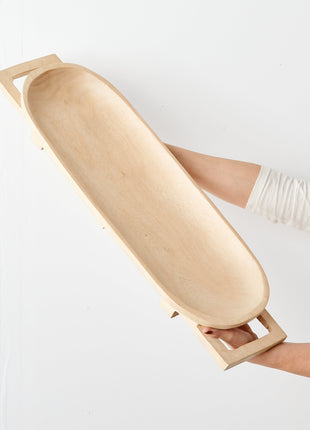 Swazi Long Wooden Serving Tray