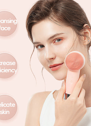 DL033 2 in 1 Warm Facial Cleansing Brush