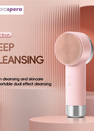 DL033 2 in 1 Warm Facial Cleansing Brush