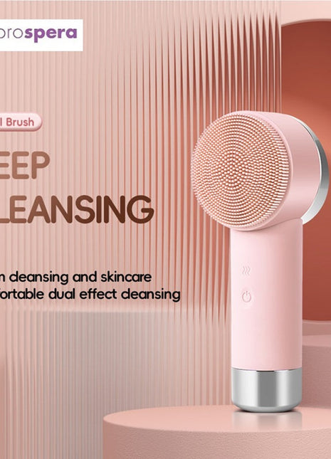 DL033 2 in 1 Warm Facial Cleansing Brush