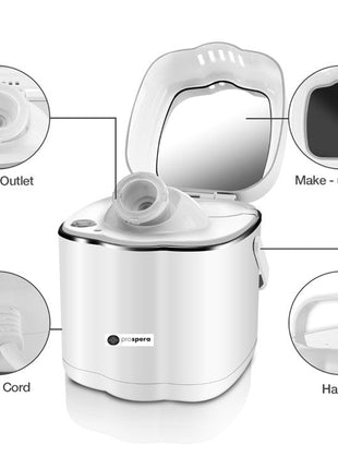 DL008 Hot Mist Nano Facial Steamer Spa Quality Home Face Humidifier for Women Men