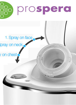 DL008 Hot Mist Nano Facial Steamer Spa Quality Home Face Humidifier for Women Men