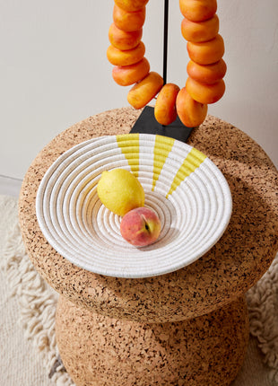 Moja Yellow Wall Basket