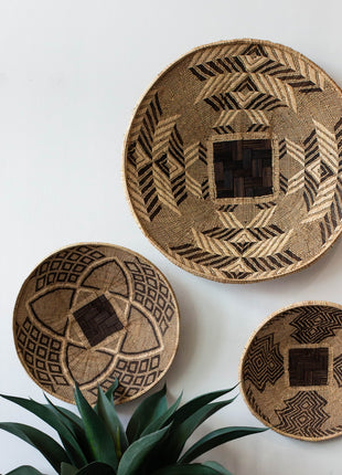 Statement Zambian Plateau African Wall Decor Basket