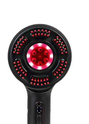 PL045 Panther Glow 3X LED Hair Rejuvenate Massage Comb (5-speed, essential oil induction)