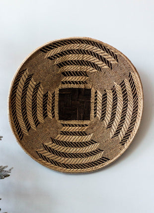 Statement Zambian Plateau African Wall Decor Basket
