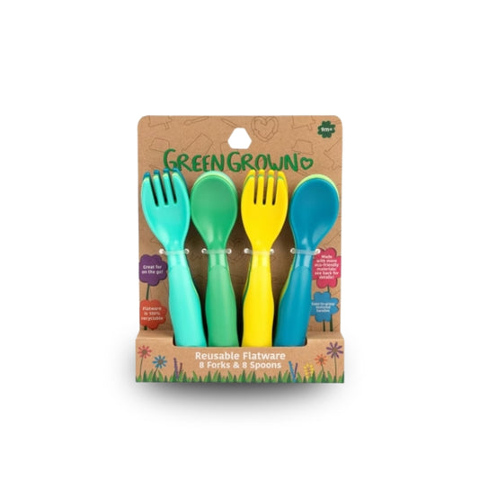 The First Years - GreenGrown Reusable Flatware 16pk