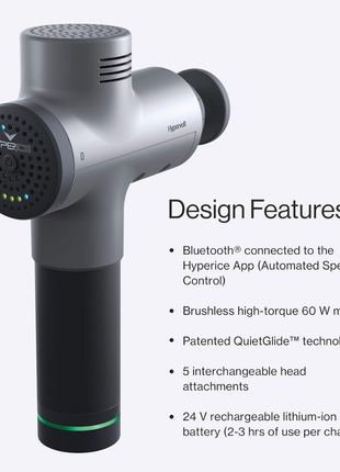Hypervolt Bluetooth Handheld Percussion Massage Gun