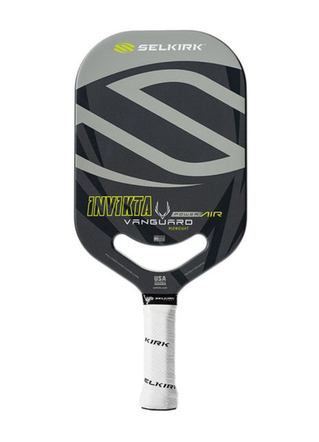 VANGUARD Power Air Invikta Pickleball Paddle - Grey