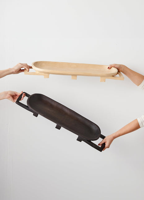 Swazi Long Wooden Serving Tray