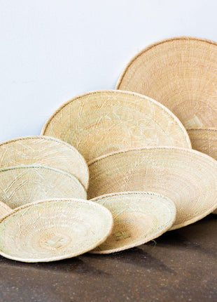 Binga Blonde Natural Woven Wall Basket