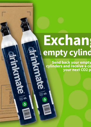CO2 Refill Carbonator Cylinders 60L (14.5 oz) - 3 Pack