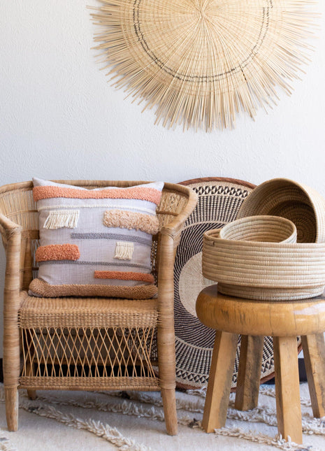 Natural Woven Dengu Basket