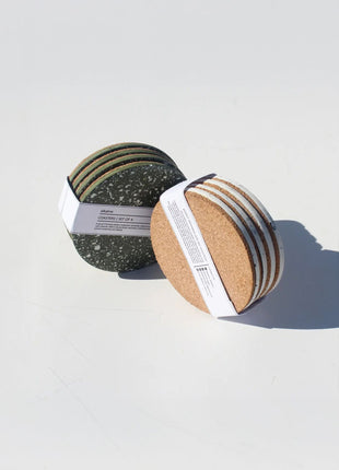 Neutral Terrazzo Coasters - Set of 4