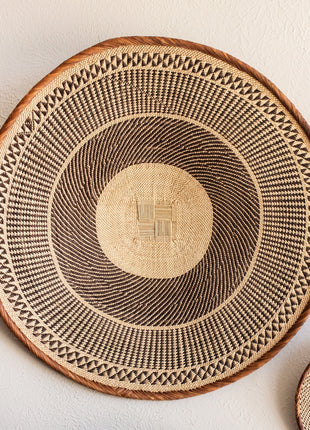 Statement Binga Patterned Wall Hanging Basket