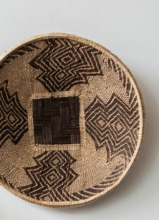 Statement Zambian Plateau African Wall Decor Basket