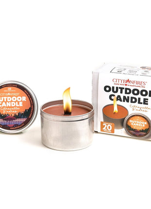 The Outdoor Citronella Candle - S'mores Scent